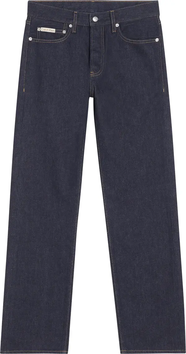 Calvin Klein STANDARD STRAIGHT Erkek Lacivert Kot Pantolon