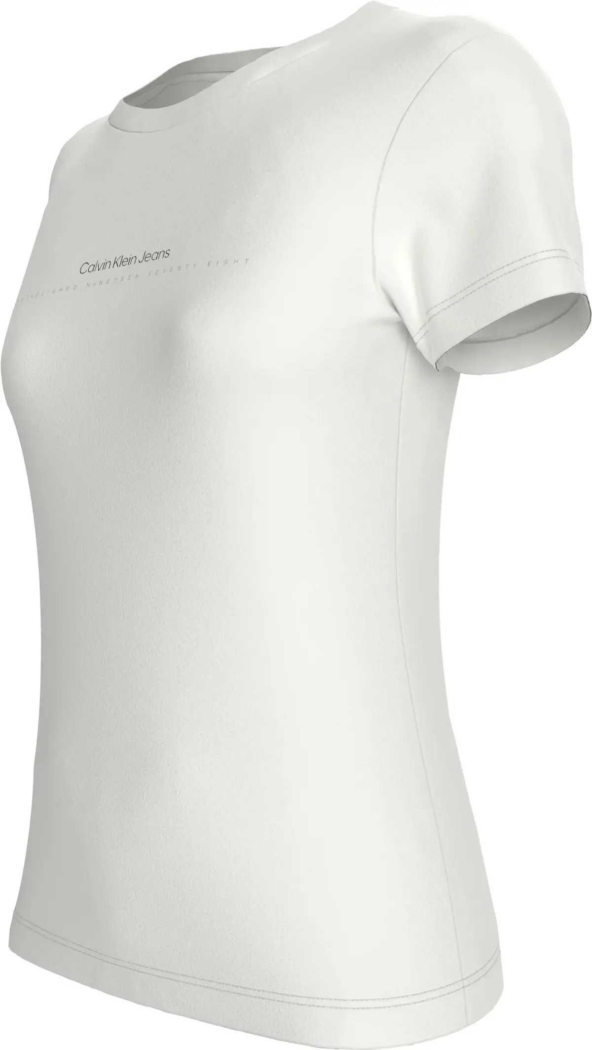 Calvin Klein INSTITUTIONAL GRAPHI, YAF Beyaz Kadın T-Shirt & Polo