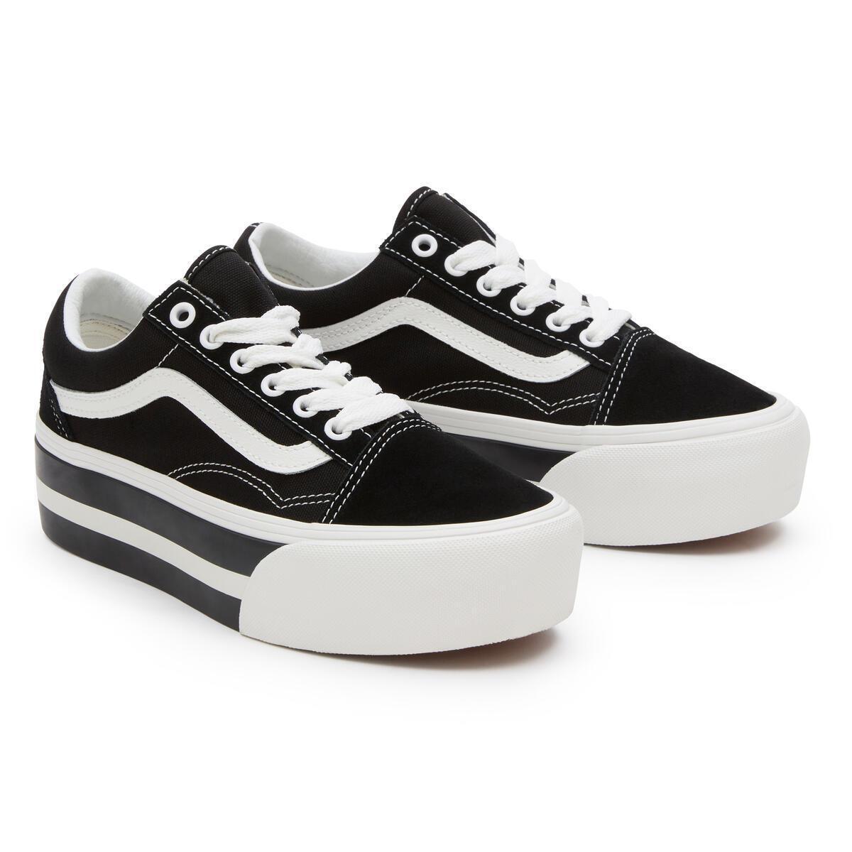 Vans Old Skool Stackform Siyah Kadın Günlük Spor Ayakkabı