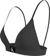 Calvin Klein FIXED TRIANGLE-RP Kadın Siyah Bikini Üstü