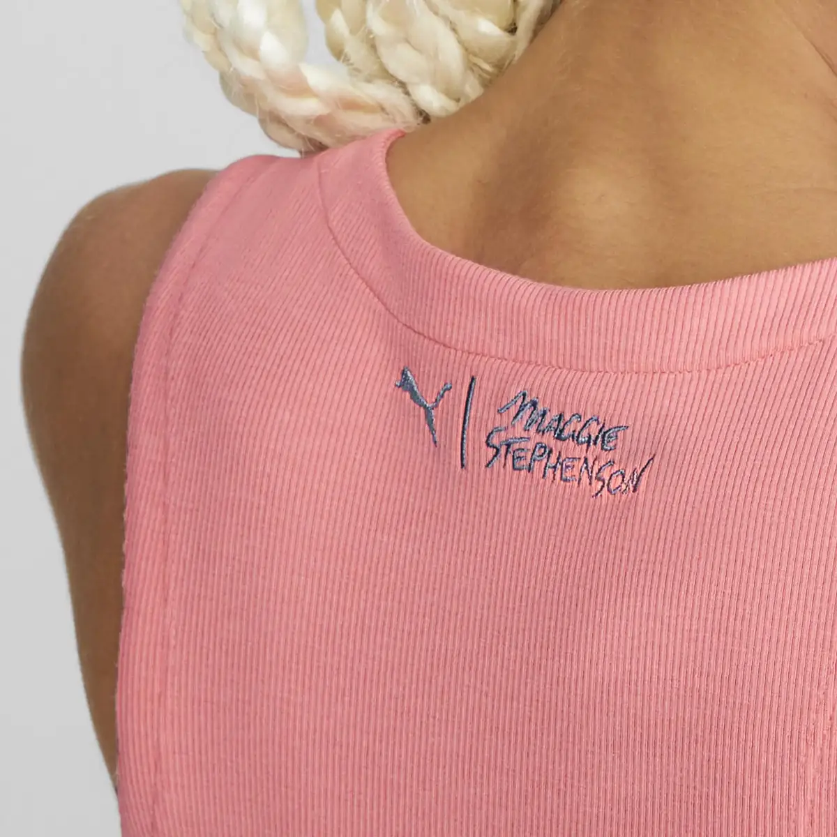 Puma X Maggıe Crop Tank Pembe Kadın Crop Koşu / Performans Üst