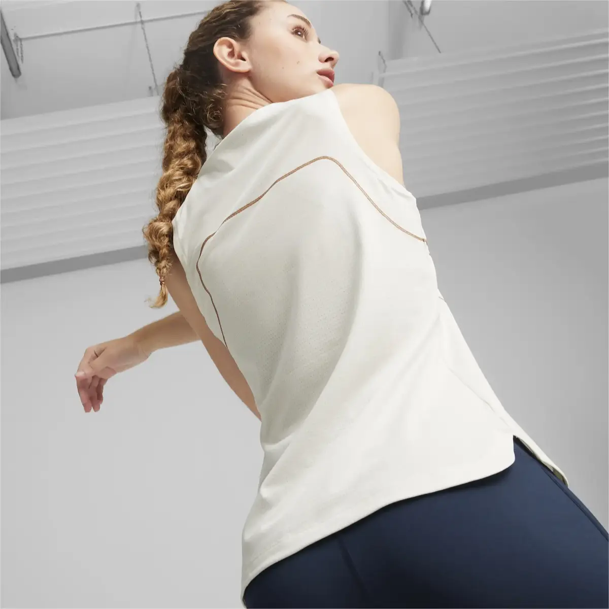 Puma W First Mile Tank Gri Kadın T-Shirt