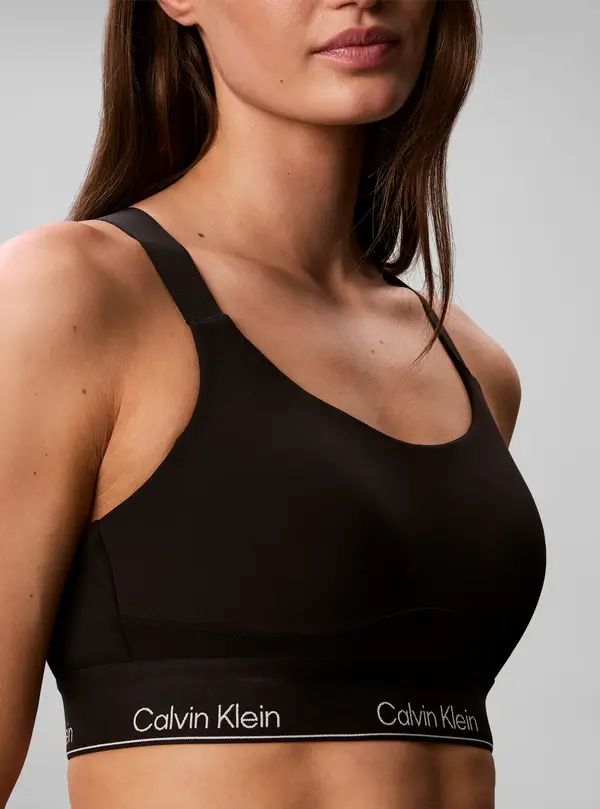 Calvin Klein MODERN SPORT HIGH SU, BAE Siyah Kadın Sporcu Sütyeni