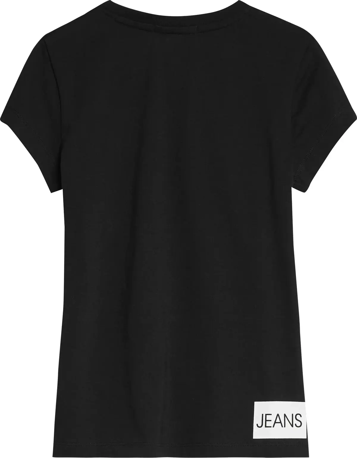 Calvin Klein INSTITUTIONAL SLIM T Kadın Siyah T-Shirt