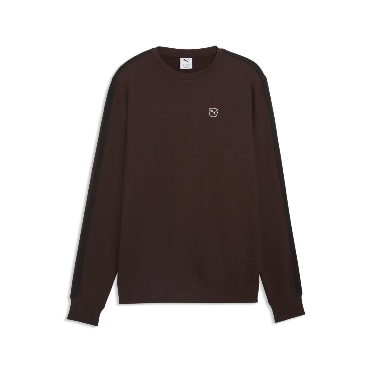 PUMA ESS ELEVATED Crew Kahverengi Erkek Sweatshirt