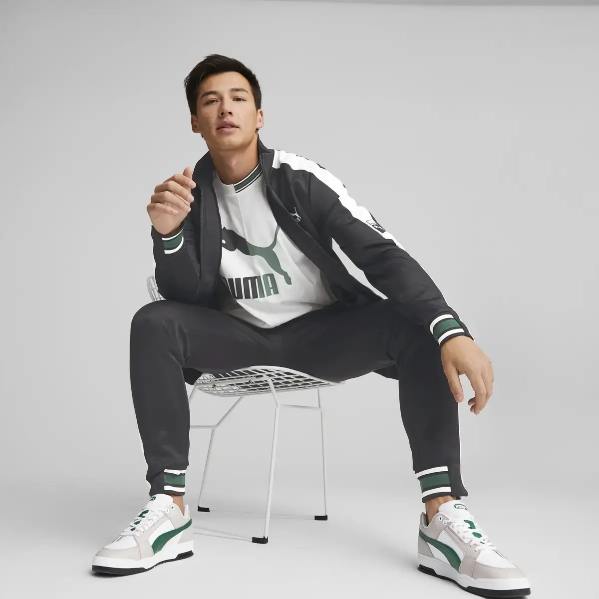 Puma T7 ARCHIVE REMASTER Track Jacket Siyah Erkek/Unisex Fermuarlı Sweatshirt