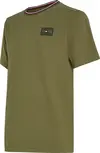 Tommy Hilfiger BADGE S/S TEE Erkek Yeşil T-Shirt