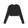 Puma W PUMA SHAPE CROPPED LS Siyah Kadın Antrenman T-Shirt