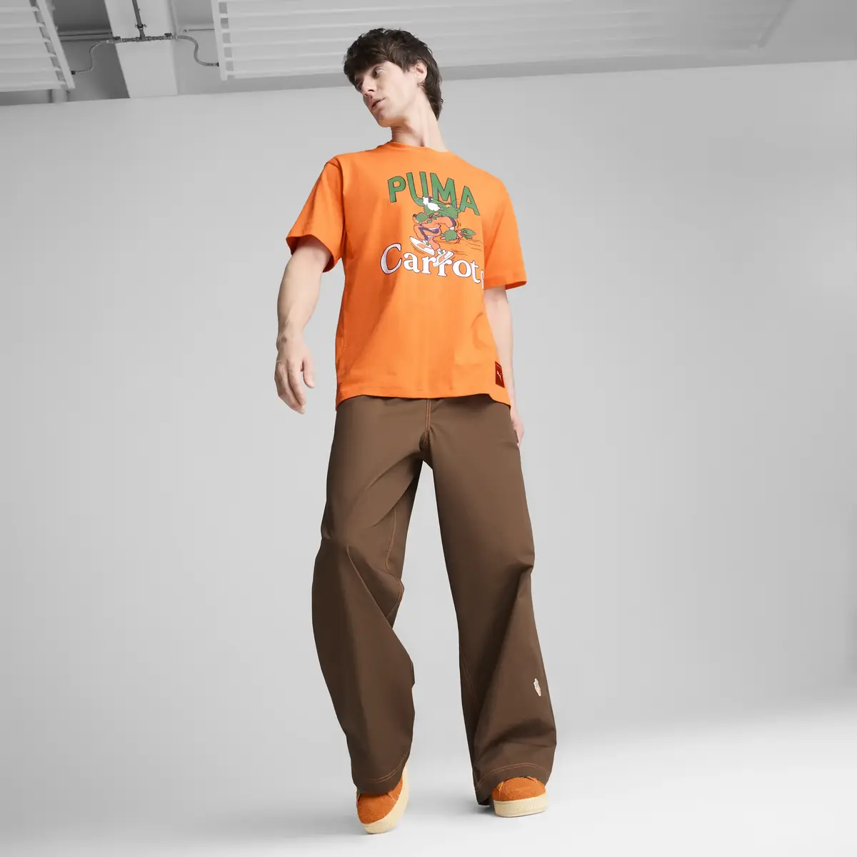 Puma X CARROTS Graphic Tee Turuncu Erkek T-Shirt