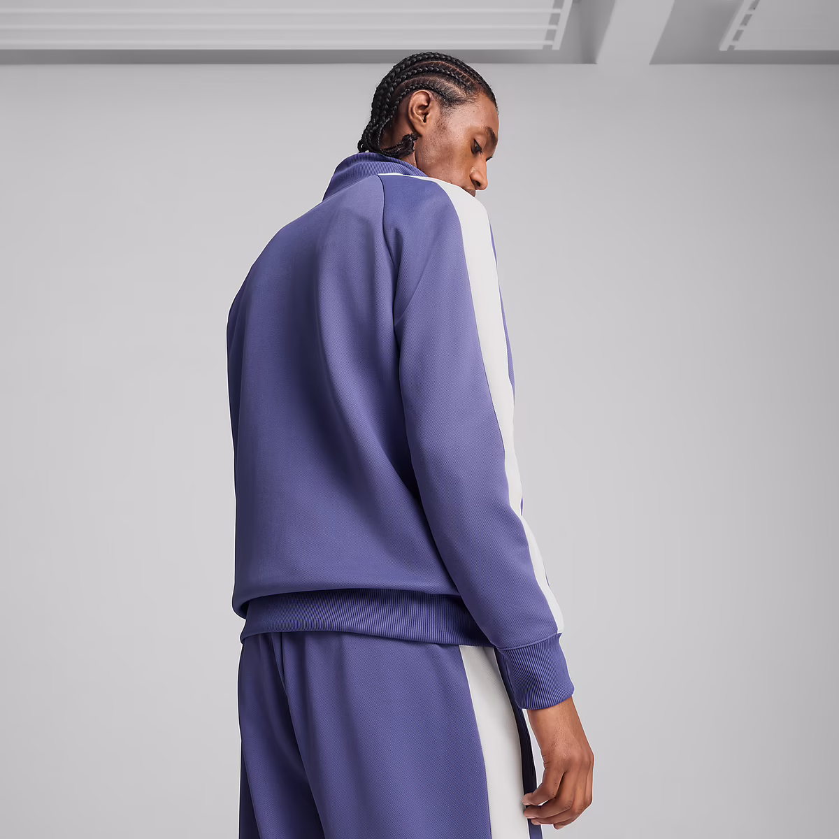 Puma T7 ALWAYS ON Track Jacket Mor Erkek Fermuarlı Ceket