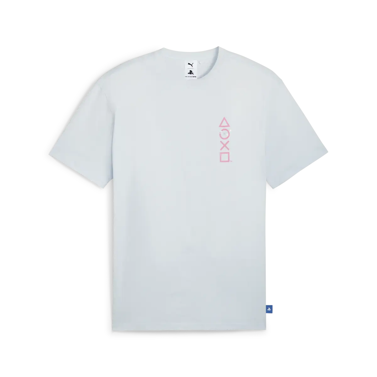 Puma X PLAYSTATION Elevated Tee Açık Gri Erkek T-Shirt