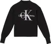 Calvin Klein MONOGRAM LOOSE SWEAT Kadın Siyah Kazak
