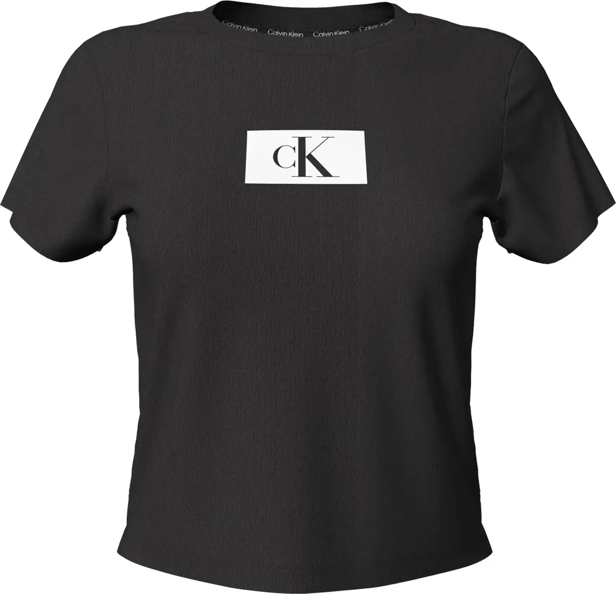 Calvin Klein S/S CREW NECK Kadın Siyah T-Shirt