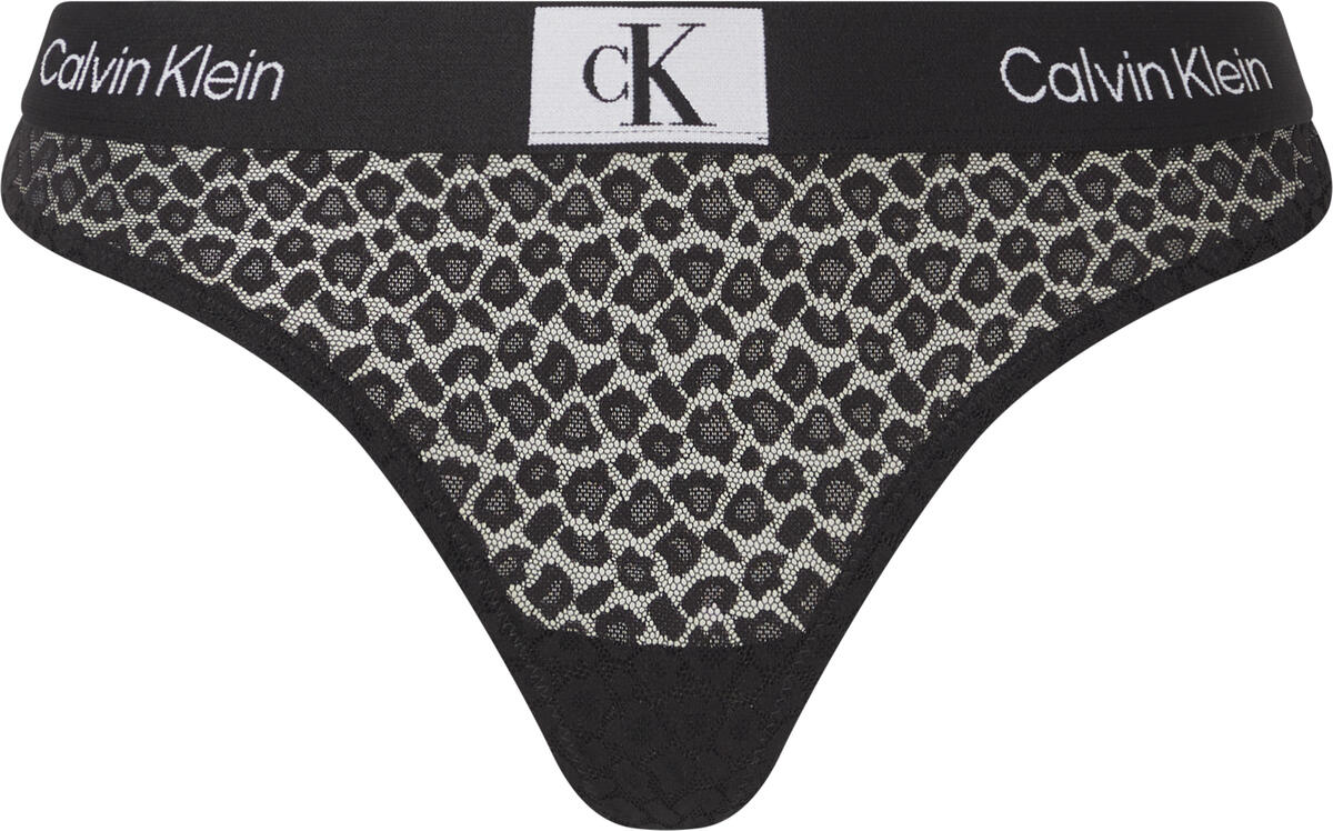 Calvin Klein MODERN THONG Kadın Siyah Tanga
