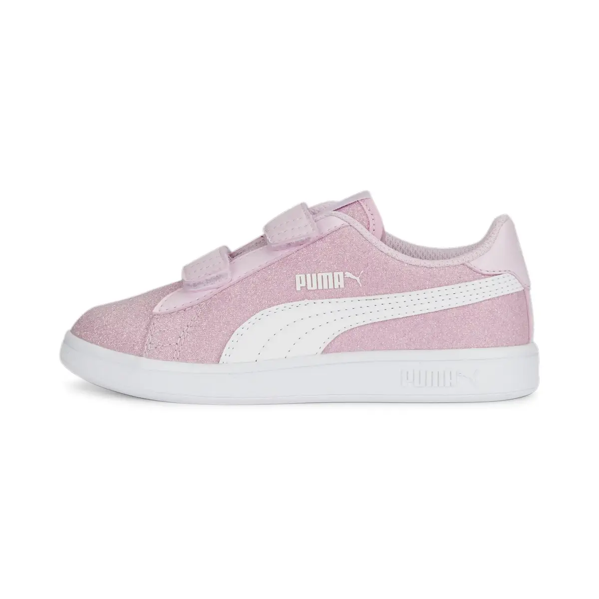 Puma Smash v2 Glitz GlamV PS Pembe Çocuk Günlük Spor Ayakkabı