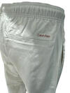 Calvin Klein COTTON NYLON PARACHU, GNA, S Beyaz Erkek Paraşüt Pantolon