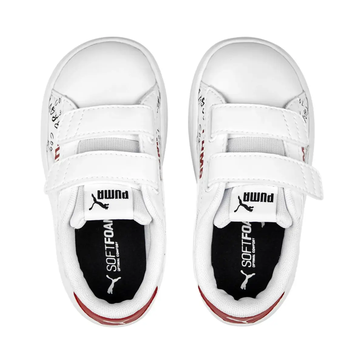 Puma Smash v2 Brand Love V Inf Beyaz Unisex Günlük Spor Ayakkabı