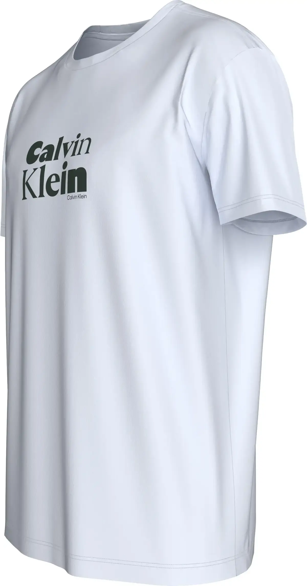 Calvin Klein SS 30S EU CALVIN KLE, YAA Beyaz Erkek T-Shirt & Polo