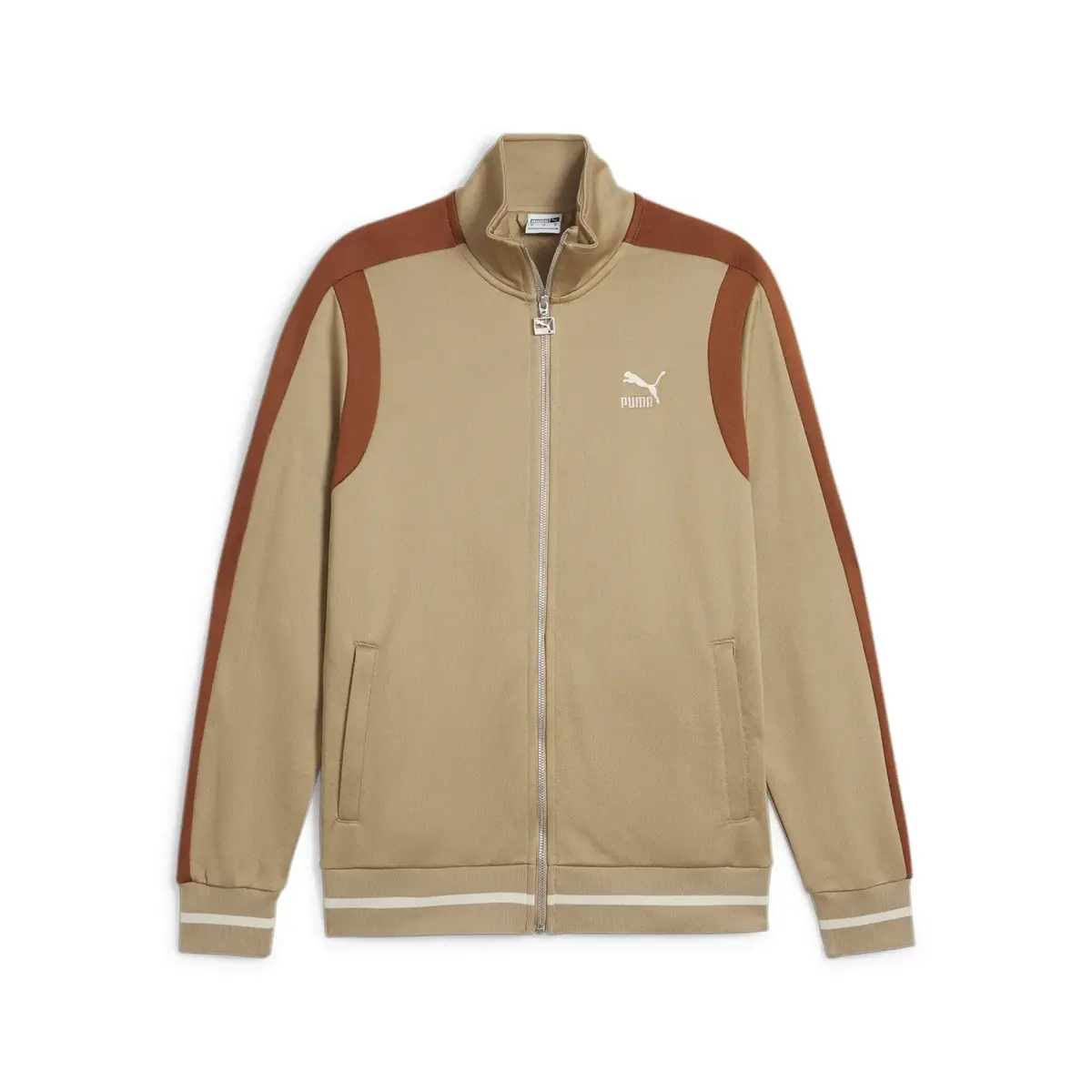 Puma T7 FOR THE FANBASE Track Jacket PT Açık Kahve Erkek Sweatshirt