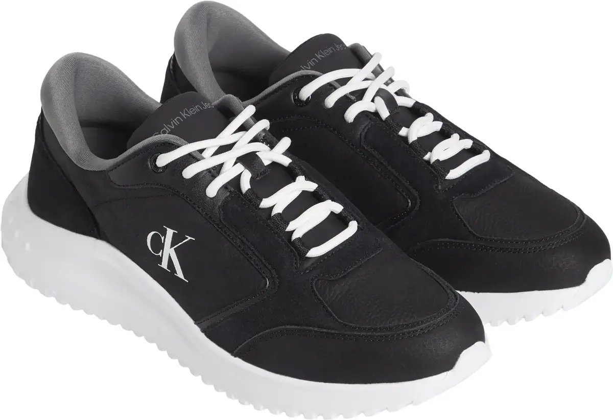 Calvin Klein EVA RUNNER LOW MG WM, 0GP Siyah Erkek Spor Ayakkabı & Sneaker