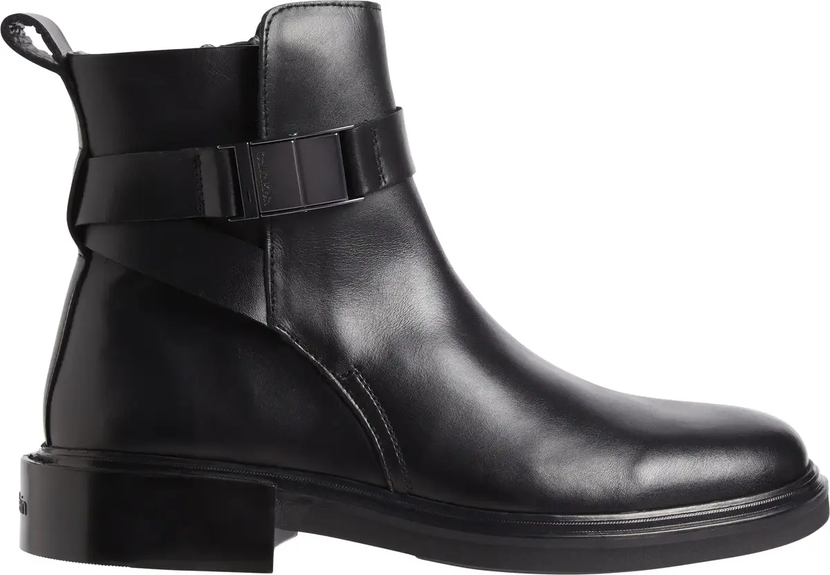 Calvin Klein JODHPUR BOOT W/ ICON Erkek Siyah Bot