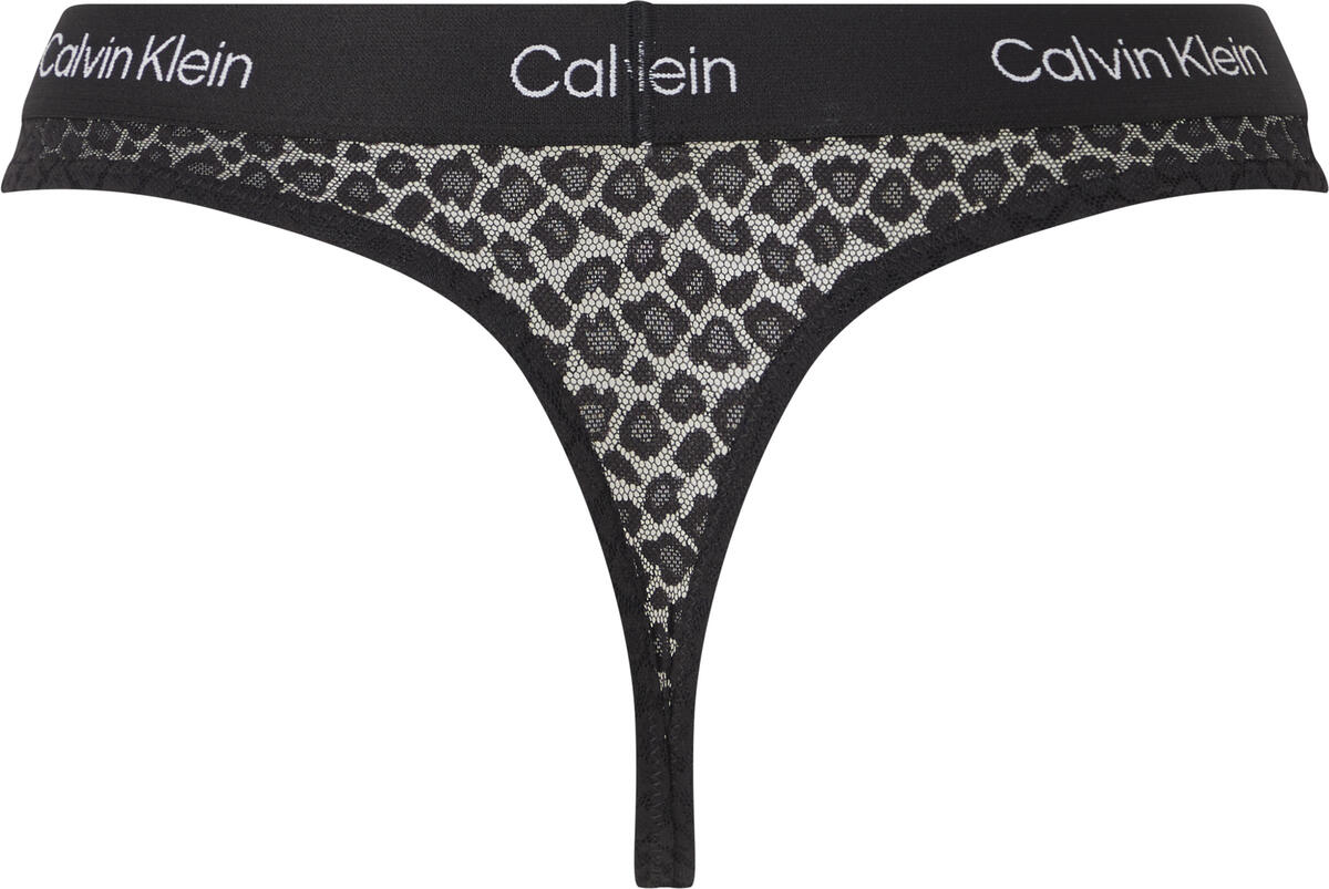 Calvin Klein MODERN THONG Kadın Siyah Tanga