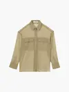 Calvin Klein SHEER CHIFFON SHIRT Kadın Gri Gömlek
