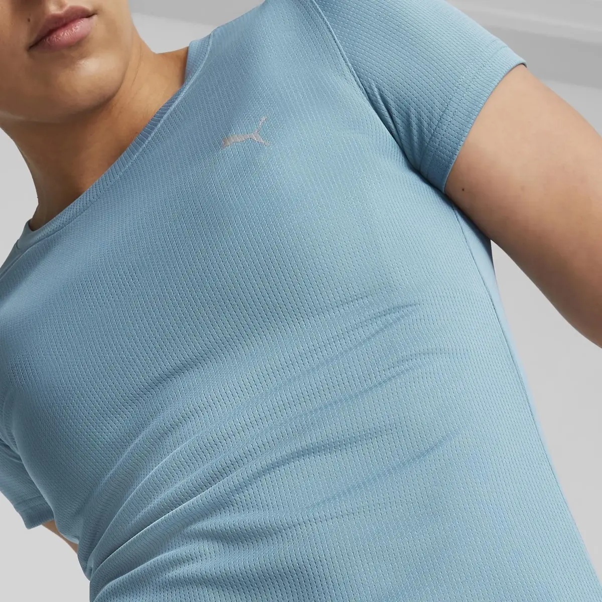 Puma PERFORMANCE TEE W Mavi Kadın T-Shirt