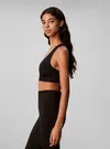 Calvin Klein SOFT SPORT MEDIUM SU, UB1 Siyah Kadın Sporcu Sütyeni