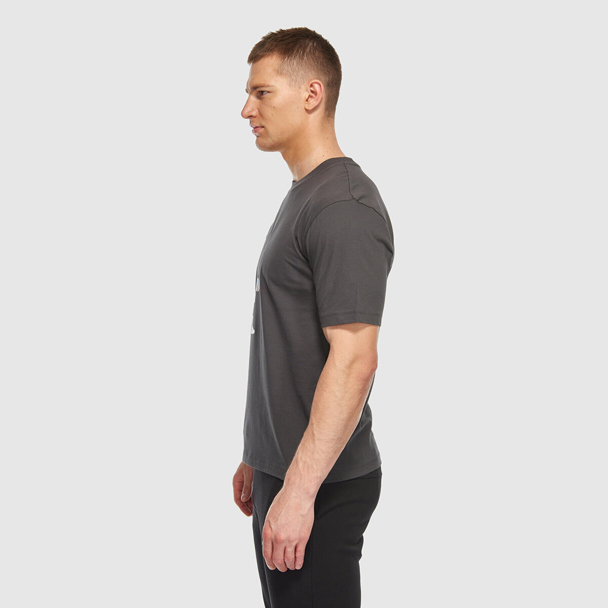 New Balance MNT3410 Erkek Antrasit T-Shirt