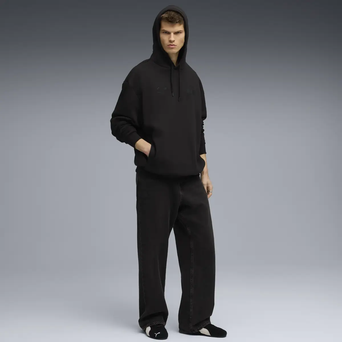 PUMA BMW MMS CAO FEI RACER HOODIE Siyah Erkek Hoodie