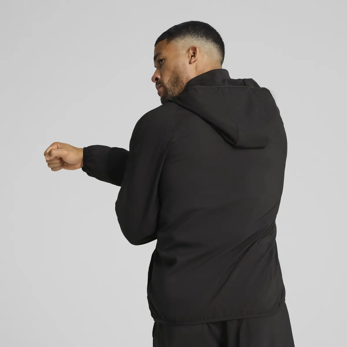 Puma M TAD TECH Woven Full Zip Siyah Erkek Fermuarlı Ceket