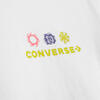 Converse SEA GRAPHIC TEE BLACK Beyaz Kadın T-Shirt
