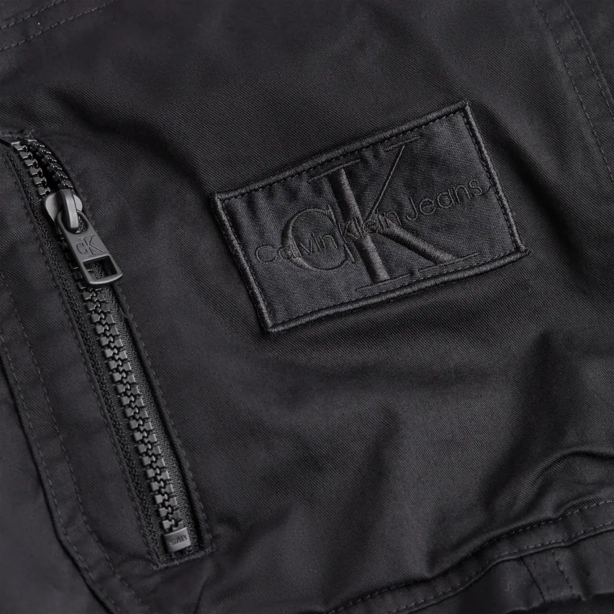 Calvin Klein WASHED CARGO SHORT Erkek Siyah Şort