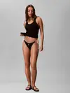 Calvin Klein SIDE TIE BOTTOM Siyah Bikini Alt