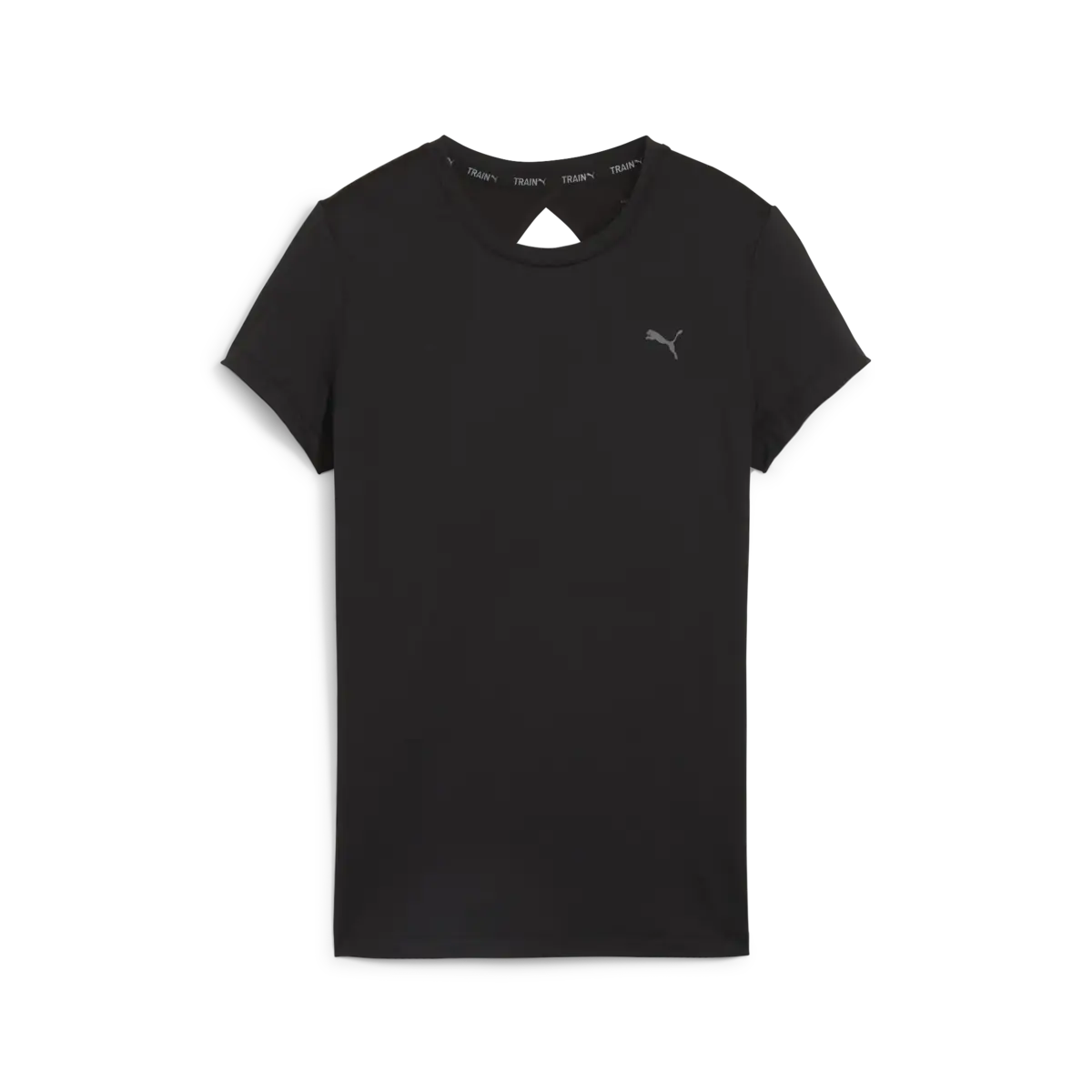 Puma STUDIO SHEER FASHION TEE Siyah Kadın T-Shirt