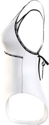 Calvin Klein PLUNGE ONE PIECE Kadın Beyaz Mayo