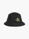 Calvin Klein MIX MATERIAL BUCKET Erkek Siyah Şapka