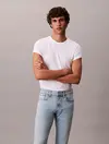 Calvin Klein SLIM MARBLED BEACON JEAN REGEN Lacivert Erkek Jeans