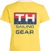 Tommy Hilfiger WSW SAILING TEE, ZH1 Sarı Kadın T-Shirt & Polo