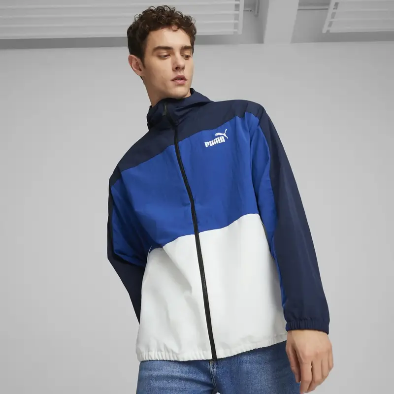 Puma Hooded Windbreaker Lacivert Erkek Rüzgarlık