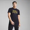 PUMA CLASS Graphic Tee Lacivert Erkek T-Shirt