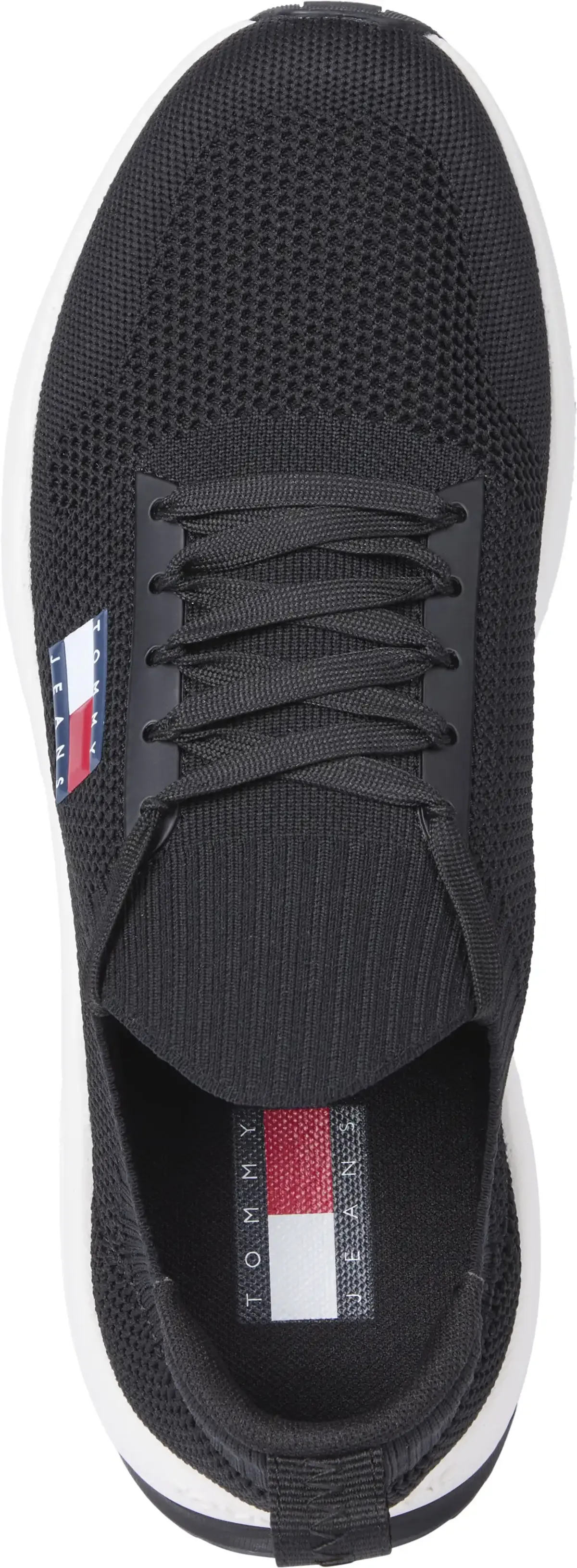 Tommy Hilfiger TJM RUNNER KNTITTED, BDS Siyah Erkek Spor Ayakkabı & Sneaker