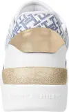 Tommy Hilfiger LUX COURT SNEAKER MO, YBL Beyaz Kadın Spor Ayakkabı & Sneaker