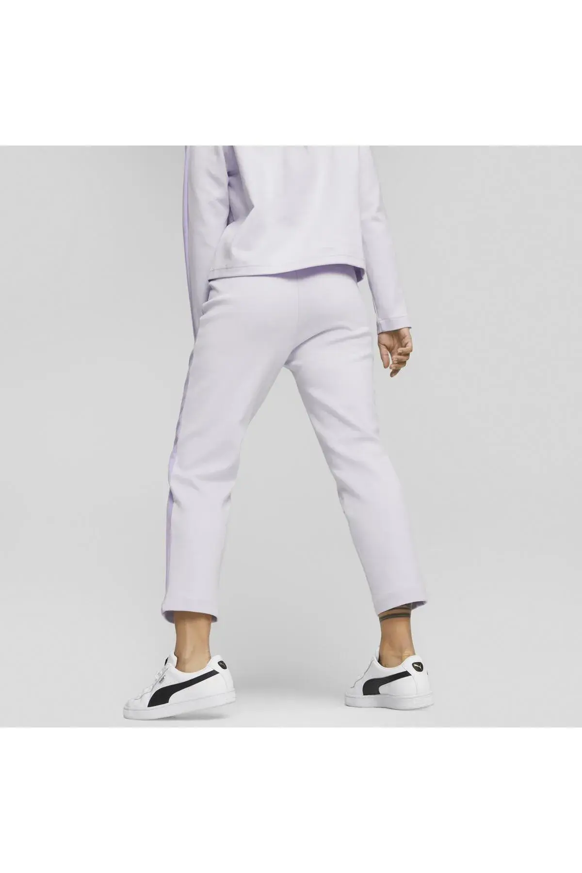 Puma T7 High Waist Pants Spring Mor Kadın Eşofman Altı