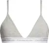 Calvin Klein UNLINED TRIANGLE Kadın Gri Sütyen
