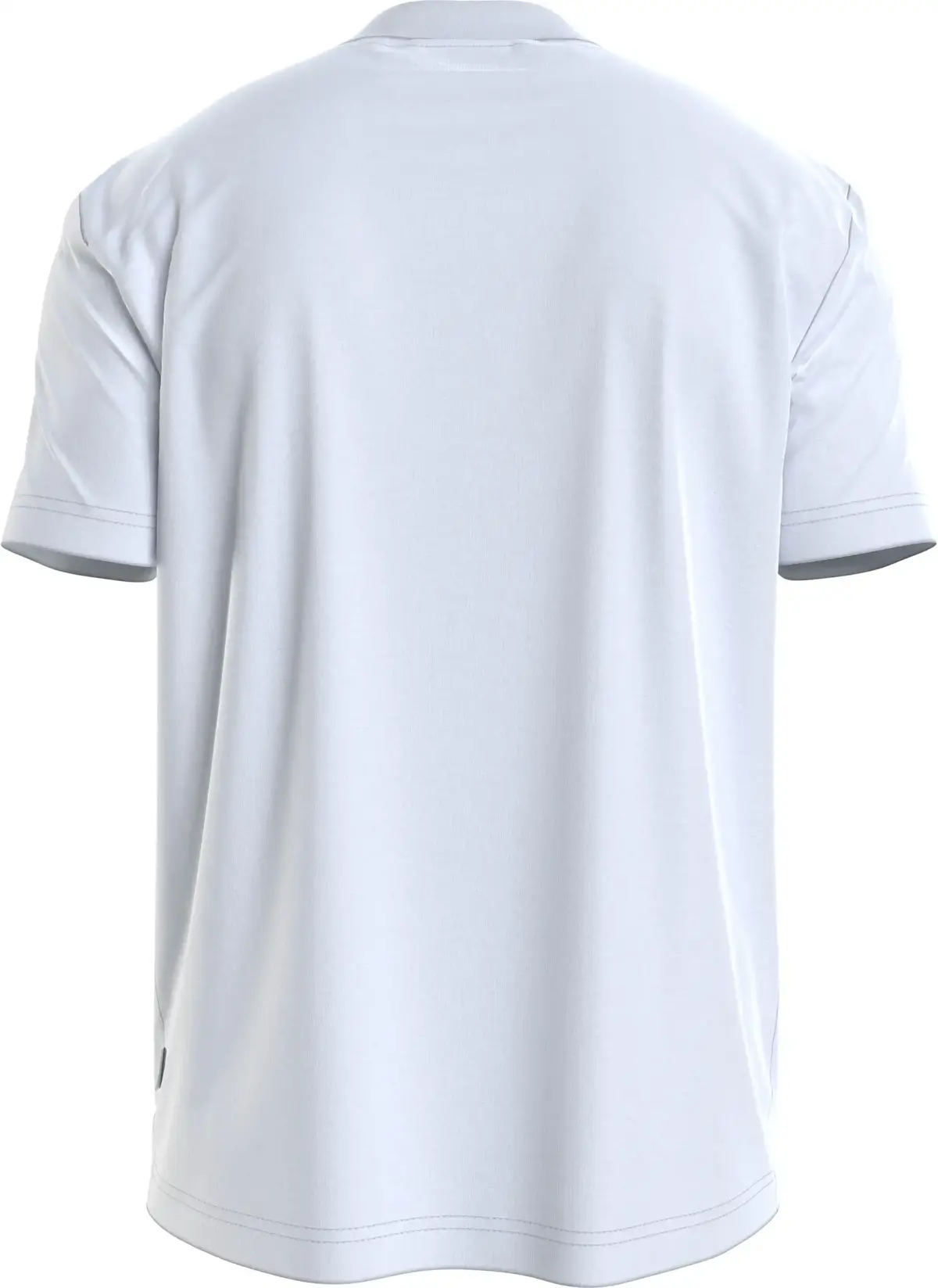 Calvin Klein SMOOTH COTTON MOCK T Erkek Beyaz T-Shirt