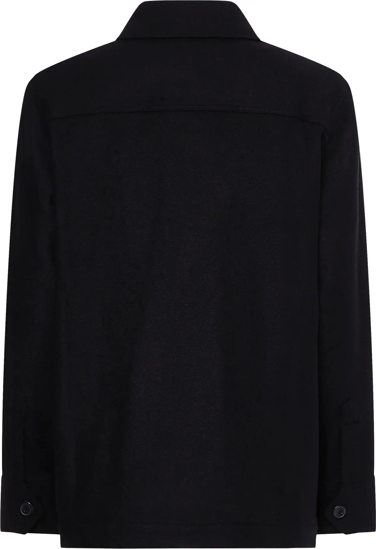 Tommy Hilfiger WOOL BLEND SHACKET Kadın Siyah Blazer