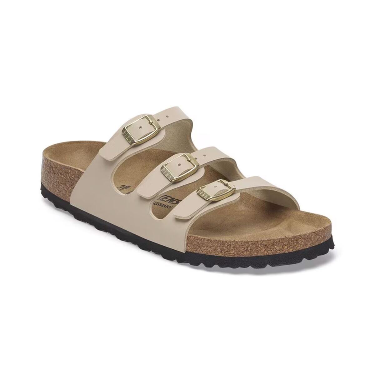 Birkenstock FLORIDA BF Açık Kahve Kadın Çok Bantlı Terlik