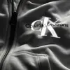 Calvin Klein REFLECTIVE MONOGRAM Kadın Beyaz Sweatshirt